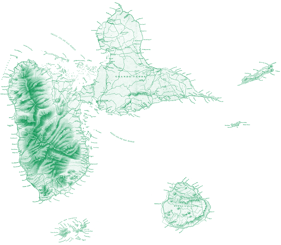 Marie-Galante Map